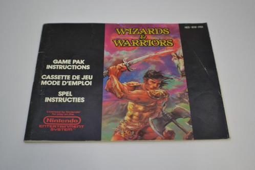 Wizards & Warriors (NES FRA MANUAL), Games en Spelcomputers, Spelcomputers | Nintendo Consoles | Accessoires