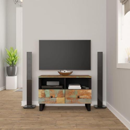 vidaXL Tv-meubel 70x33x46cm massief teruggewonnen hout, Maison & Meubles, Armoires | Mobilier de télévision, Envoi