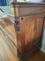 Commode - Bois - commode avec miroir, Antiek en Kunst