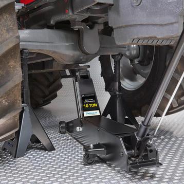 Datona Werkplaatskrik 10 ton met hoge assteunen 12 ton -, Autos : Divers, Prises, Ophalen of Verzenden