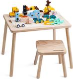 Premium Massief Houten Bouwtafel Set + Triple Bonus, Kinderen en Baby's, Verzenden, Zo goed als nieuw