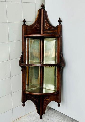 Boekenkast - Hoekcaseer- en spiegels - Palissander