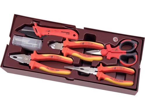 Kraftwerk - Tangenassortiment VDE - 6-delig - 1000 V (6, Huis en Inrichting, Woonaccessoires | Overige, Nieuw, Verzenden