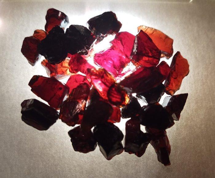 Granaat Kristalen- 20 g - (34), Collections, Minéraux & Fossiles