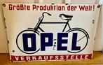 Large Opel Bicycle Metal Advertising Shop Display Sign -, Antiek en Kunst