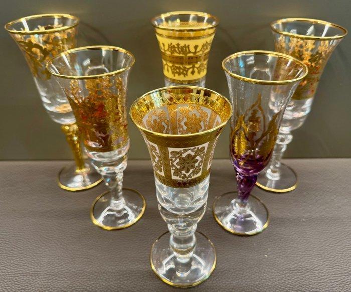 Antica bottega Veneta - Champagne fluitje (6) - Luxe, Antiek en Kunst, Antiek | Meubels | Tafels