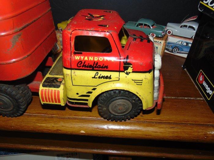 Wyandotte USA - Model vrachtwagen - Wyandotte Chieftain Van, Antiek en Kunst, Antiek | Speelgoed