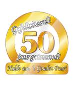 Deurbord 50 Jaar Getrouwd 50cm, Verzenden, Nieuw