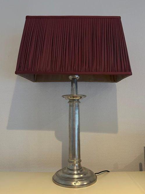 Lampe de table - Étain - Fin du XIXe siècle, Antiek en Kunst, Curiosa en Brocante