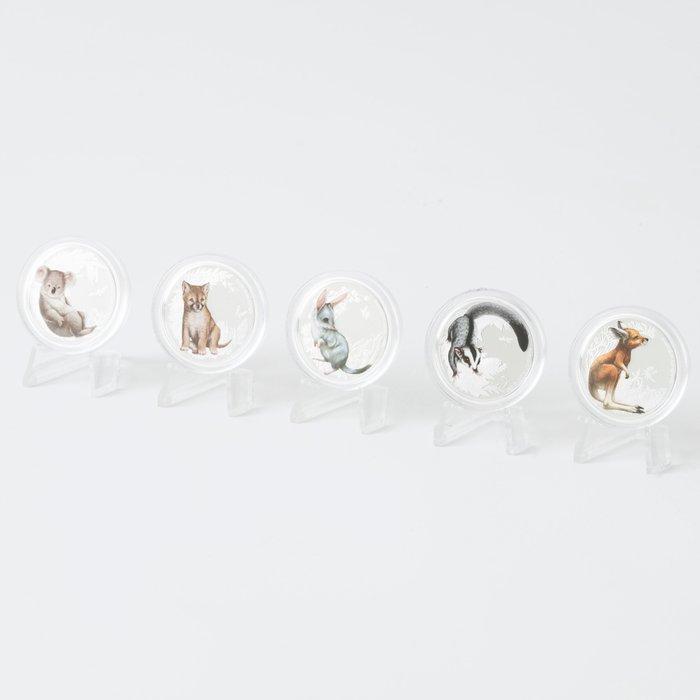 Australië. 50 Cent 2010/2011 - Australian Bush Babies (5, Timbres & Monnaies, Monnaies | Europe | Monnaies non-euro
