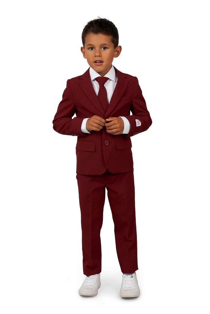 Bordeaux Rood Pak Jongen OppoSuits, Kinderen en Baby's, Carnavalskleding en Verkleedspullen, Nieuw, Verzenden