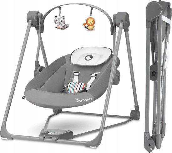LIONELO - wipstoel - tot 9 kg - speelgoed - 5 schommelsne..., Kinderen en Baby's, Babywiegjes en Ledikanten, Nieuw, Verzenden