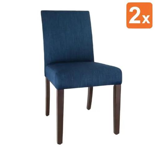 Stoelen | CHISWICK | Textiel/Hout | Blue | Houtlook Poten |, Zakelijke goederen, Horeca | Keukenapparatuur, Nieuw in verpakking