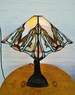 Art Deco Tiffany-stijl lamp met knielende vrouwen - Lampe -, Antiek en Kunst