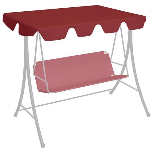 vidaXL Vervangingsluifel voor schommelbank 150/130x105/70 cm, Tuin en Terras, Partytenten, Nieuw, Verzenden