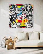 Mikko - Mickey An Minnie Mouse Love Sign - XL (No reserve, Antiek en Kunst, Kunst | Schilderijen | Modern