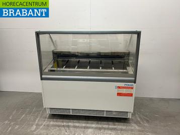 Polar UA058 Schepijsvitrine 6 bakken 230V Horeca, Ophalen of Verzenden