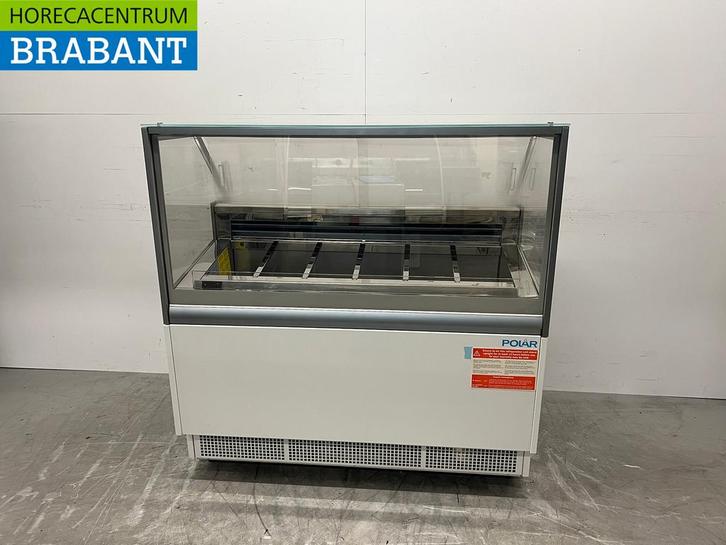 Polar UA058 Schepijsvitrine 6 bakken 230V Horeca, Zakelijke goederen, Horeca | Keukenapparatuur, Ophalen of Verzenden