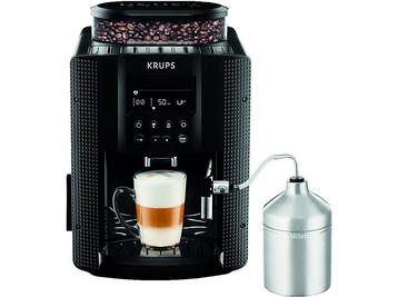 Krups -  Espressomachine Essential Cappucino  - Zwart, Verzenden, Nieuw, Gemalen koffie, Stoompijpje