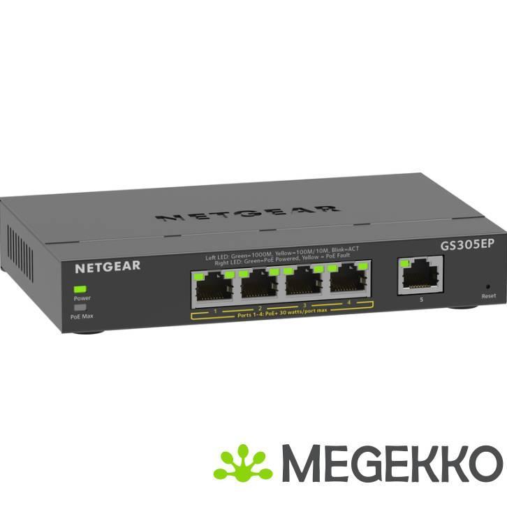 Netgear GS305EP Managed L2/L3 (PoE), Computers en Software, Overige Computers en Software, Nieuw, Verzenden