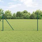 vidaXL Hekpalen 26 Stuks Groen Ø32 mm 170 cm Gegalvaniseerd, Verzenden, Nieuw