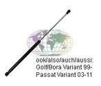 VOLKSWAGEN GOLF 4, 1998-2003 - GASVEER, achterklep, 500L..., Verzenden