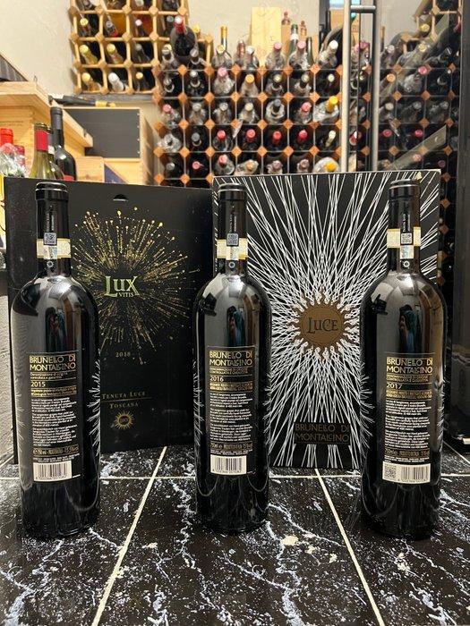 2015 , 2016 & 2017 Frescobaldi, Tenuta Luce - Brunello di, Collections, Vins