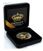China. 10 Yuan 2014 Panda - Gold Black Empire Edition, 1 oz, Postzegels en Munten, Munten | Europa | Niet-Euromunten