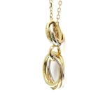 Cartier - Ketting met hanger - 18 karaat roze goud, Witgoud,, Handtassen en Accessoires