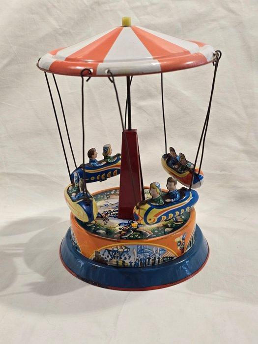 Blömer & Schuler - Blikken speelgoed - Draaimolen tin, Antiquités & Art, Antiquités | Jouets