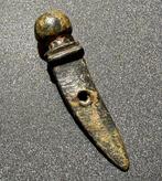 Romain antique Bronze Amulette emblématique de gladiateur