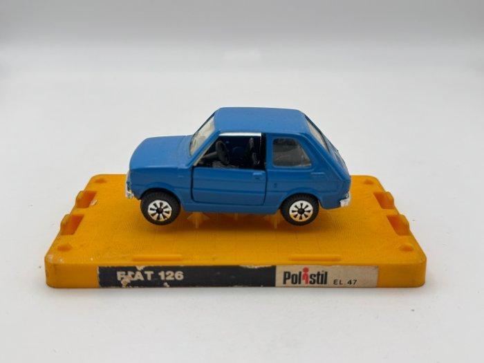 Polistil - Modelauto - EL.47 Fiat 126, Cased - Geen, Hobby en Vrije tijd, Modelauto's | 1:5 tot 1:12