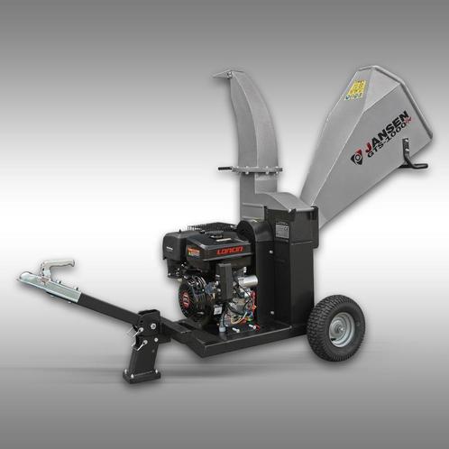 Jansen GTS-1000pro, hakselaar, versnipperaar 15pk chipper, Tuin en Terras, Hakselaars, Nieuw, Benzine, Verzenden