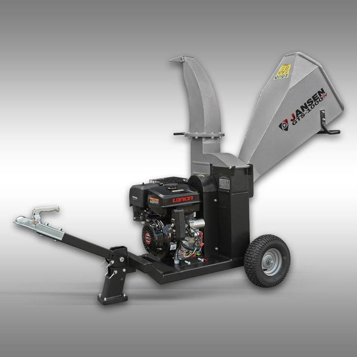 Jansen GTS-1000pro, hakselaar, versnipperaar 15pk chipper, Tuin en Terras, Hakselaars, Benzine, Nieuw, Verzenden