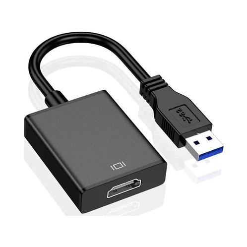 USB Video Adapter - USB-A 3.0 (m) naar HDMI (v) - 1080P Full, TV, Hi-fi & Vidéo, Câbles audio & Câbles de télévision