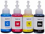 Huis-Merk  Universele Yellow inkt 100ml geschikt voor CANON,, Computers en Software, Printerbenodigdheden, Verzenden, Nieuw, 247Print