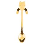 Fako Bijoux® - Theelepel / Koffielepel Hangende Kat -, Huis en Inrichting, Verzenden, Nieuw