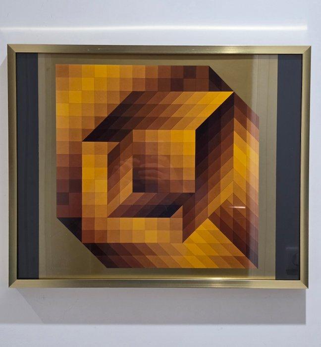 Victor Vasarely (1906-1997) - Axo - 44 , 1968- Op Art-, Antiek en Kunst, Antiek | Overige Antiek