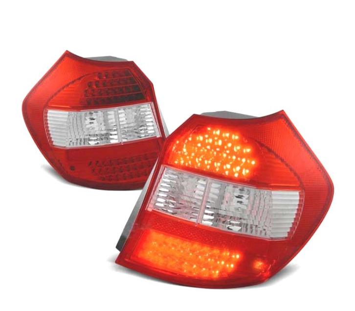 FEUX ARRIÈRE POUR BMW SÉRIE 1 E87 04-06 LED ROUGE BLANC, Auto-onderdelen, Verlichting, Verzenden
