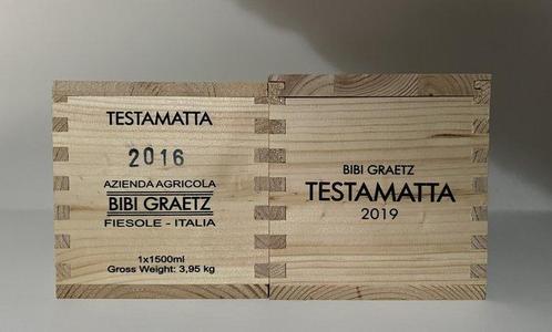 2016 & 2019 Anniversary Bibi Graetz, Testamatta - Toscane, Verzamelen, Wijnen