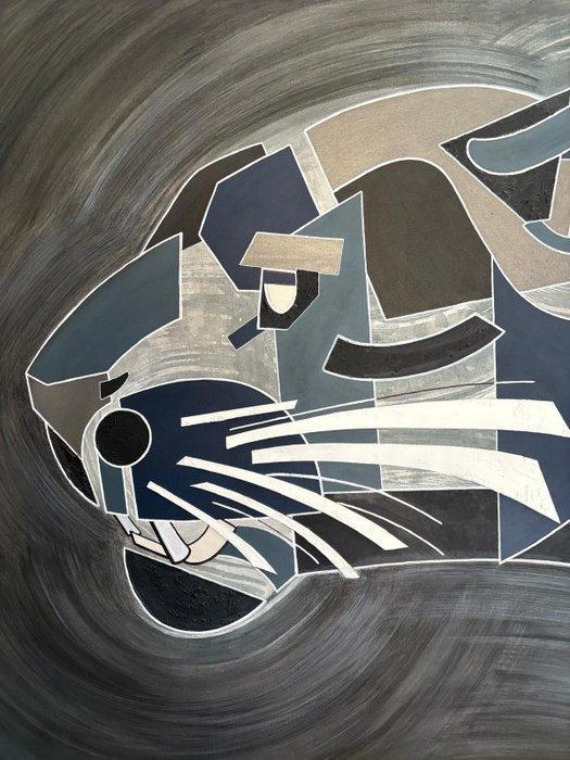 MAX BLU BLUXM - Black, Antiek en Kunst, Kunst | Schilderijen | Modern