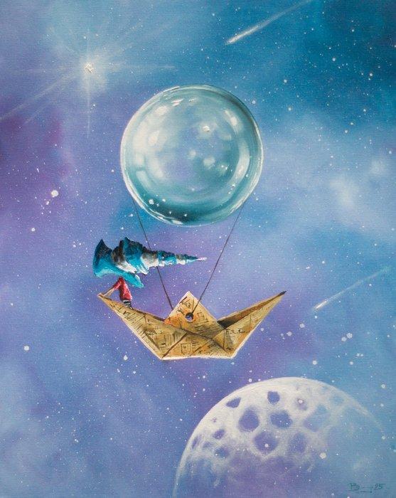 Adam Burczyc - Journey, Antiquités & Art, Art | Peinture | Moderne