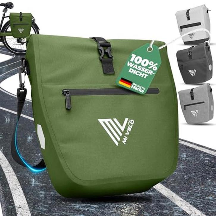 2dekans | 2-in-1 fietstas voor bagagedrager - waterdicht,, TV, Hi-fi & Vidéo, Photo | Sacs pour appareil, Enlèvement ou Envoi