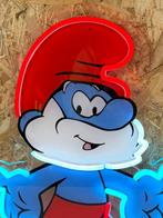 Enseigne néon publicitaire Schtroumpf - Enseigne lumineuse -