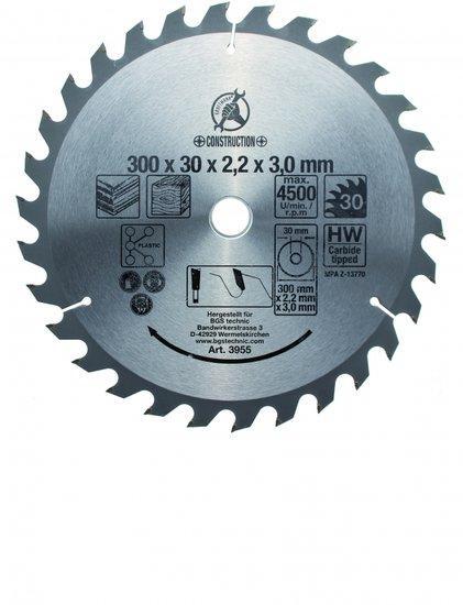 Bgs Technic Hardmetaal Cirkelzaagblad diameter 300 mm 30 tan, Autos : Pièces & Accessoires, Pneus & Jantes, Envoi