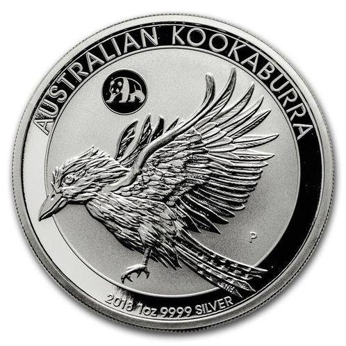 Australie. 1 Dollar 2018 Kookaburra  Privy Mark Panda, Postzegels en Munten, Munten | Europa | Niet-Euromunten