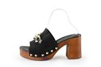 Nelson Slippers in maat 41 Zwart | 5% extra korting, Kleding | Dames, Slippers, Verzenden, Zwart, Zo goed als nieuw
