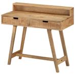 Bureau Mangohout 100cm - Retour deal - Thuiswerkers!, Huis en Inrichting, Bureaus, Verzenden, Nieuw, Bureau