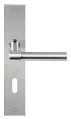 Deurklink op schild sleutelgat PIET BOON PBL15P236N mat rvs, Nieuw, Overige materialen, Klink of Kruk