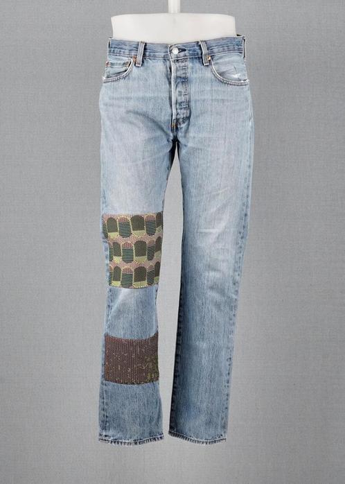 Upcycled Jeans by URC + BYBORRE, Kleding | Dames, Spijkerbroeken en Jeans, Ophalen of Verzenden